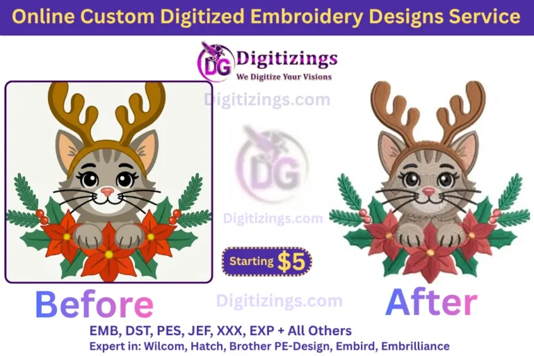 online custom digitized embroidery designs service