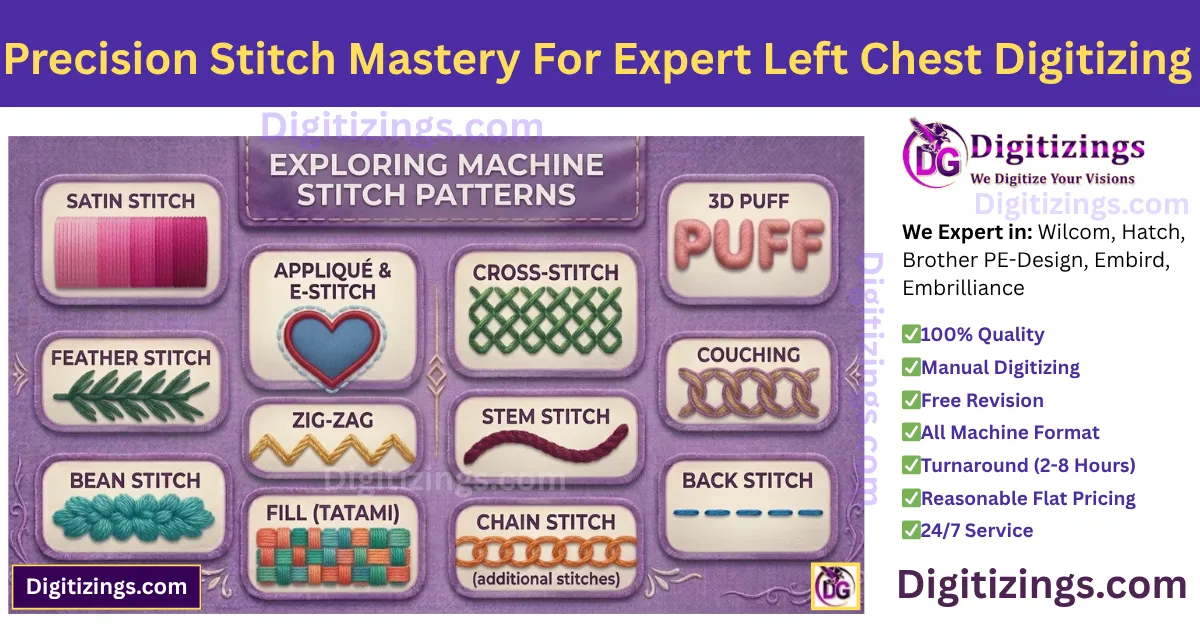 precision stitch mastery for expert left chest digitizing