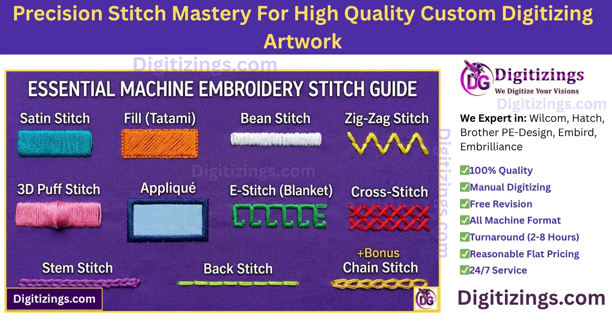 precision stitch mastery for high quality custom digitizing artwork