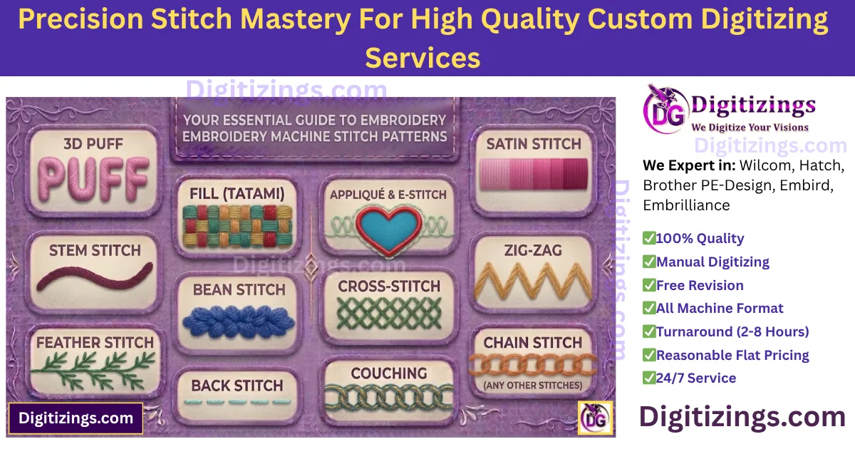 precision stitch mastery for high quality custom digitizing services