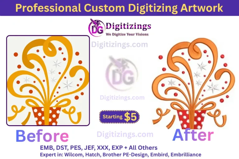 professional custom digitizing artwork