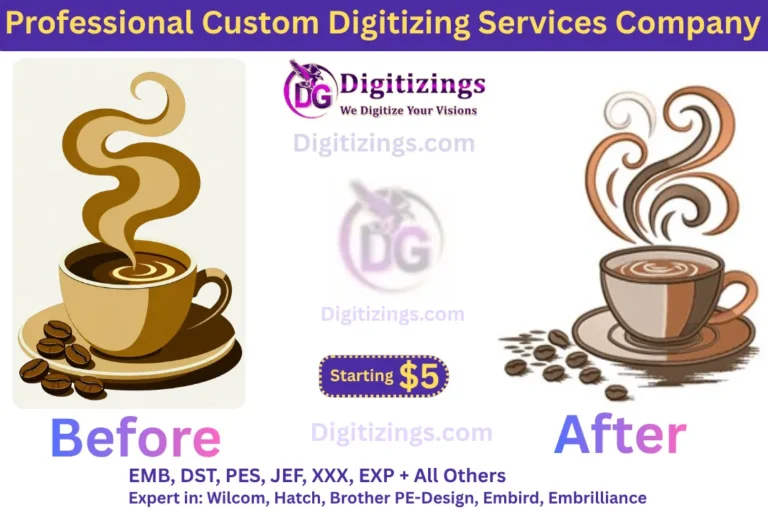 professional custom digitizing services company