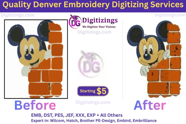 quality denver embroidery digitizing services