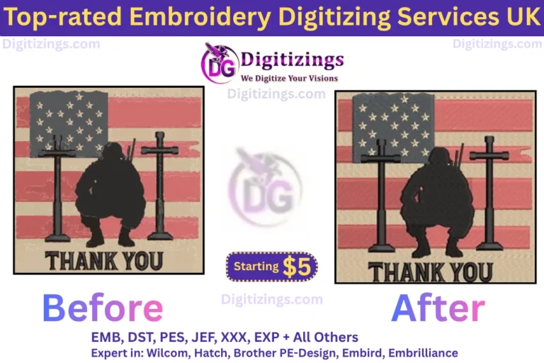 top rated embroidery digitizing services uk