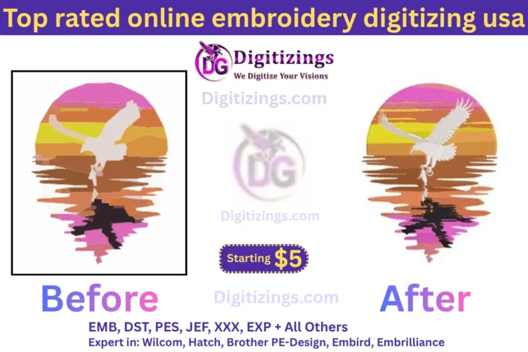 top rated online embroidery digitizing usa