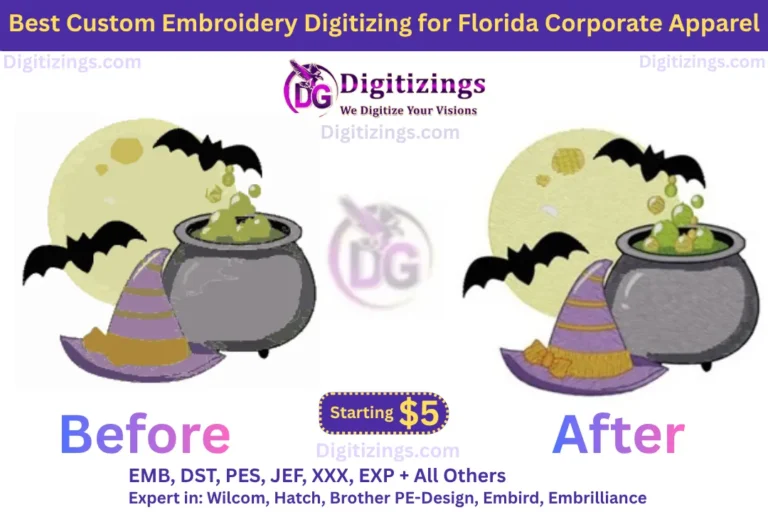best custom embroidery digitizing for florida corporate apparel