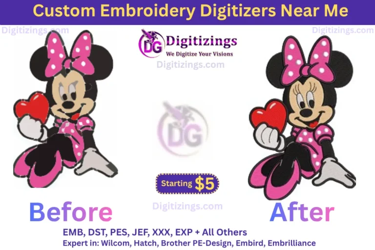 custom embroidery digitizers near me