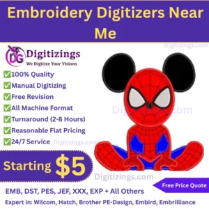 Embroidery Digitizers Near Me