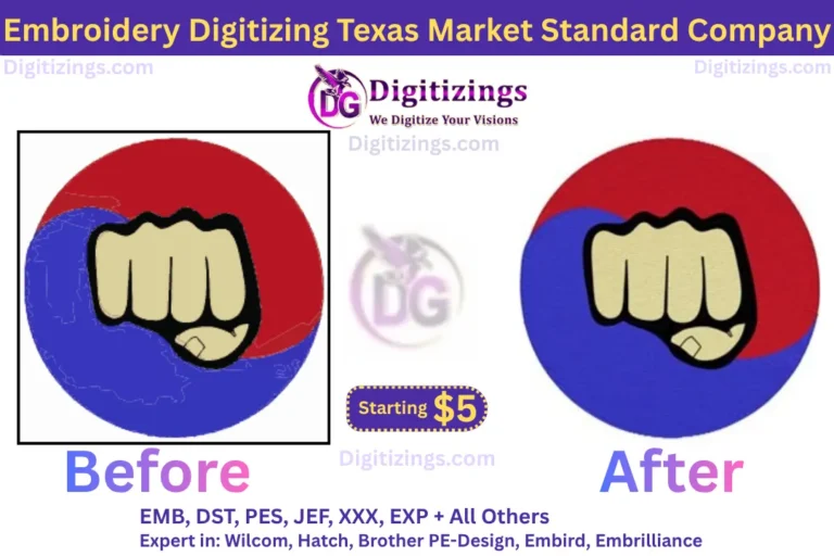 embroidery digitizing texas market standard company