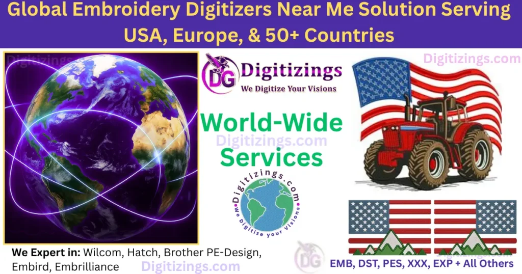 global embroidery digitizers near me solution serving usa, europe, & 50+ countries