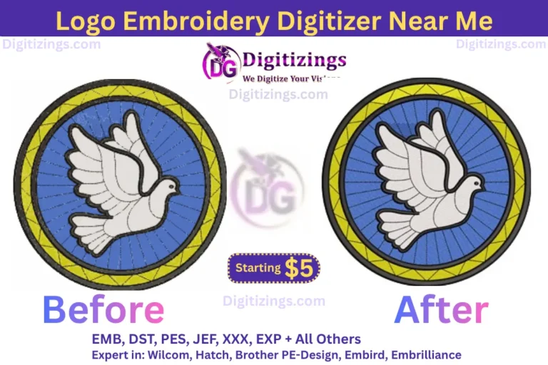 logo embroidery digitizer near me