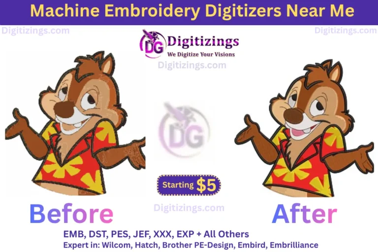 machine embroidery digitizers near me
