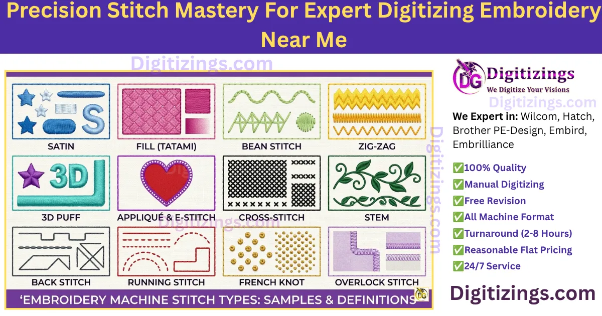 precision stitch mastery for expert digitizing embroidery near me