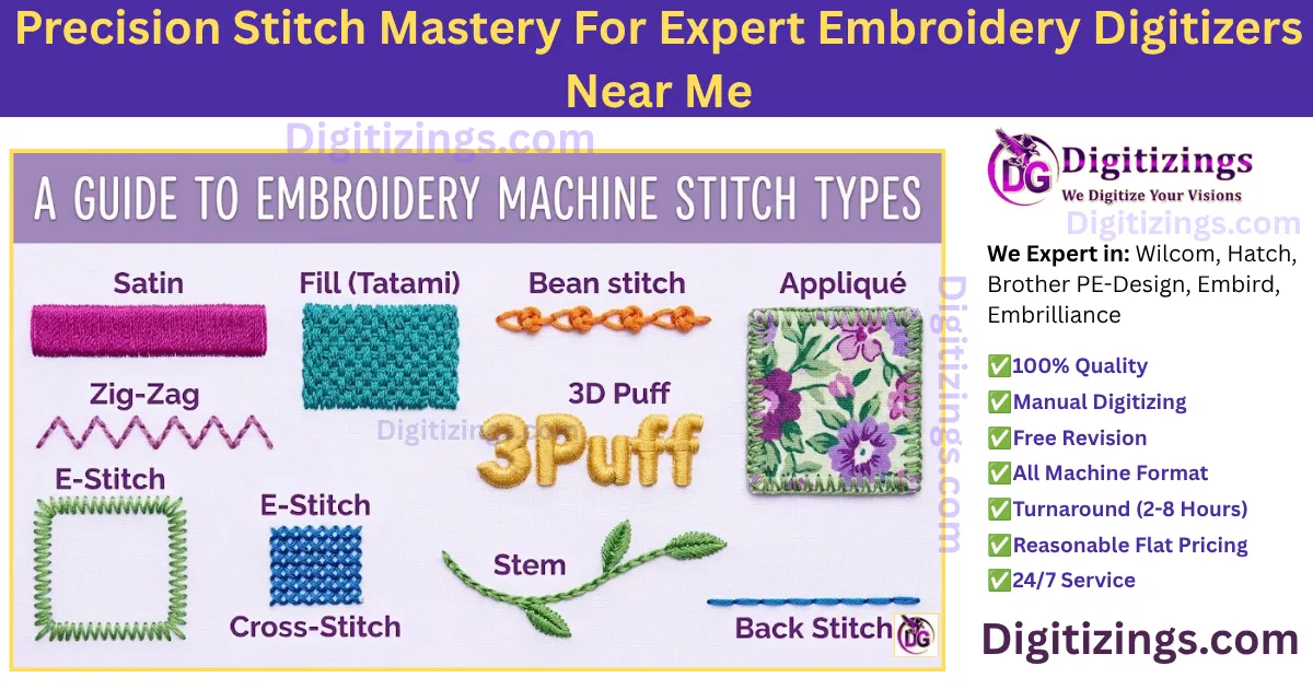 precision stitch mastery for expert embroidery digitizer near me