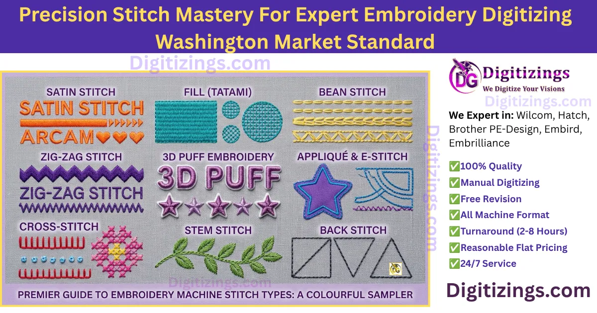 precision stitch mastery for expert embroidery digitizing washington market standard