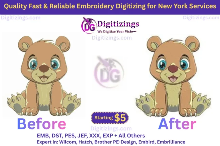 quality fast & reliable embroidery digitizing for new york services