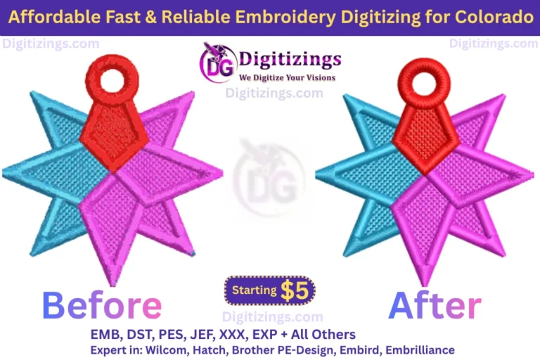 affordable fast reliable embroidery digitizing for colorado