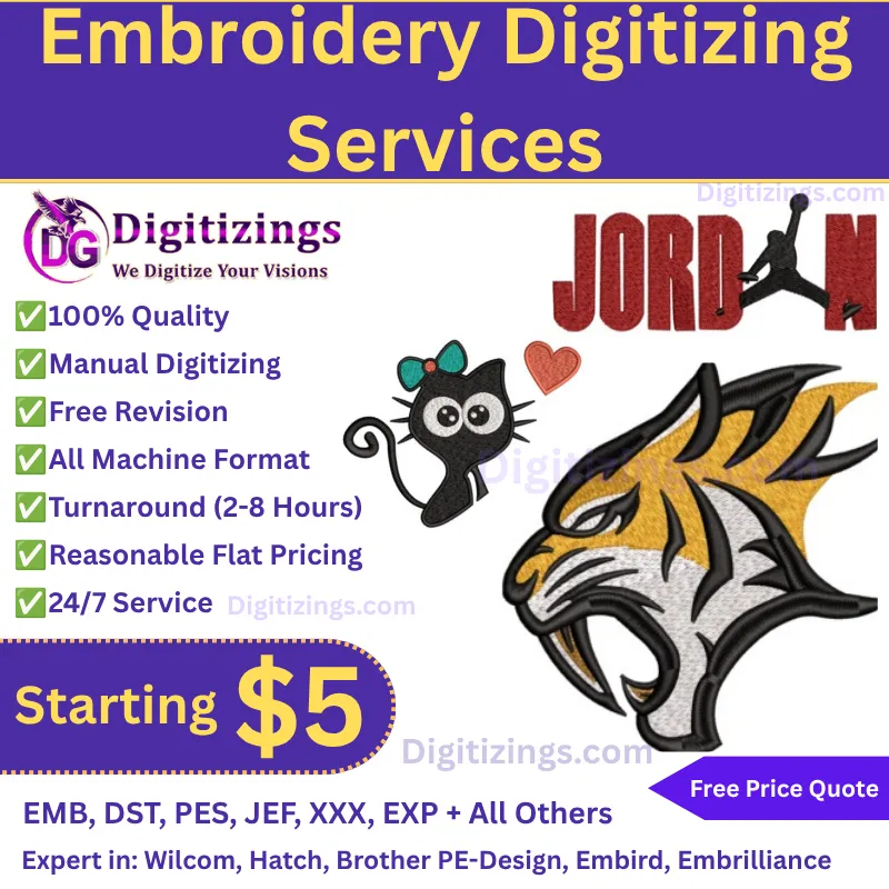 Expert embroidery digitizing services 1 embroidery digitizing services