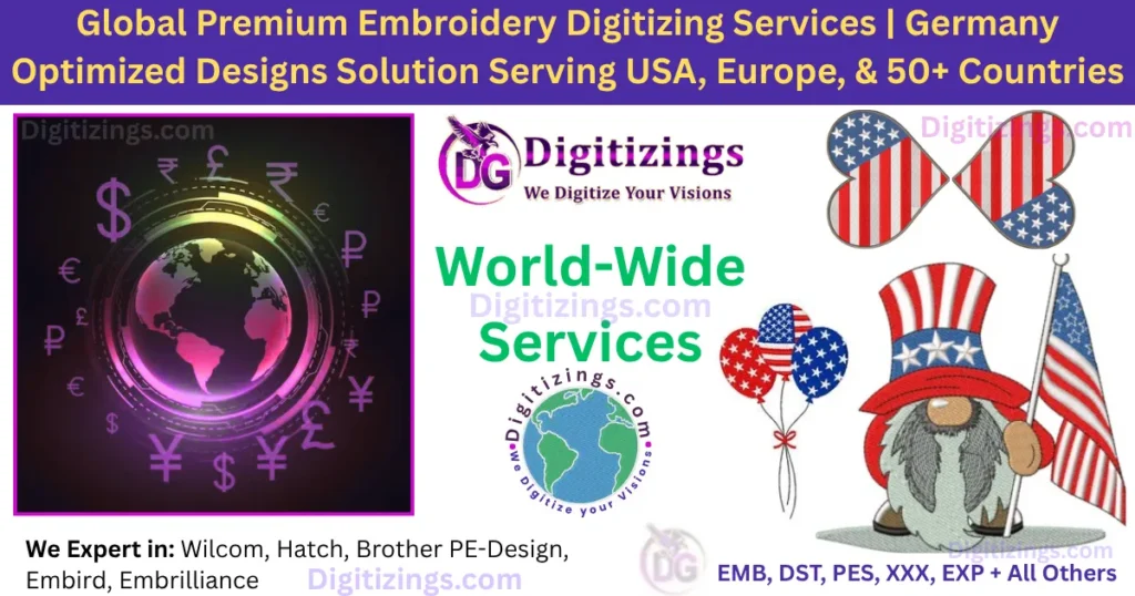 global premium embroidery digitizing services germany optimized designs solution serving usa, europe, & 50+ countries