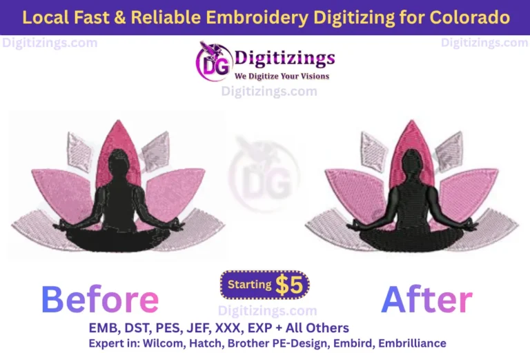 local fast & reliable embroidery digitizing for colorado