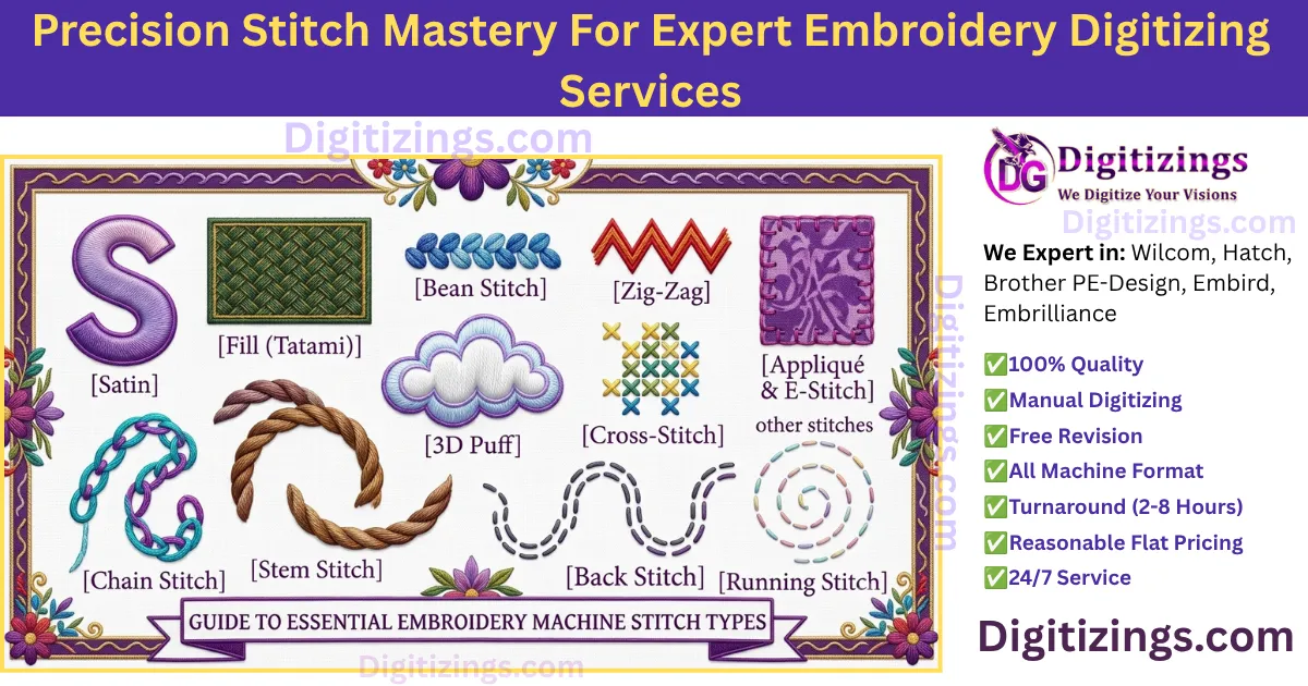 precision stitch mastery for expert embroidery digitizing services