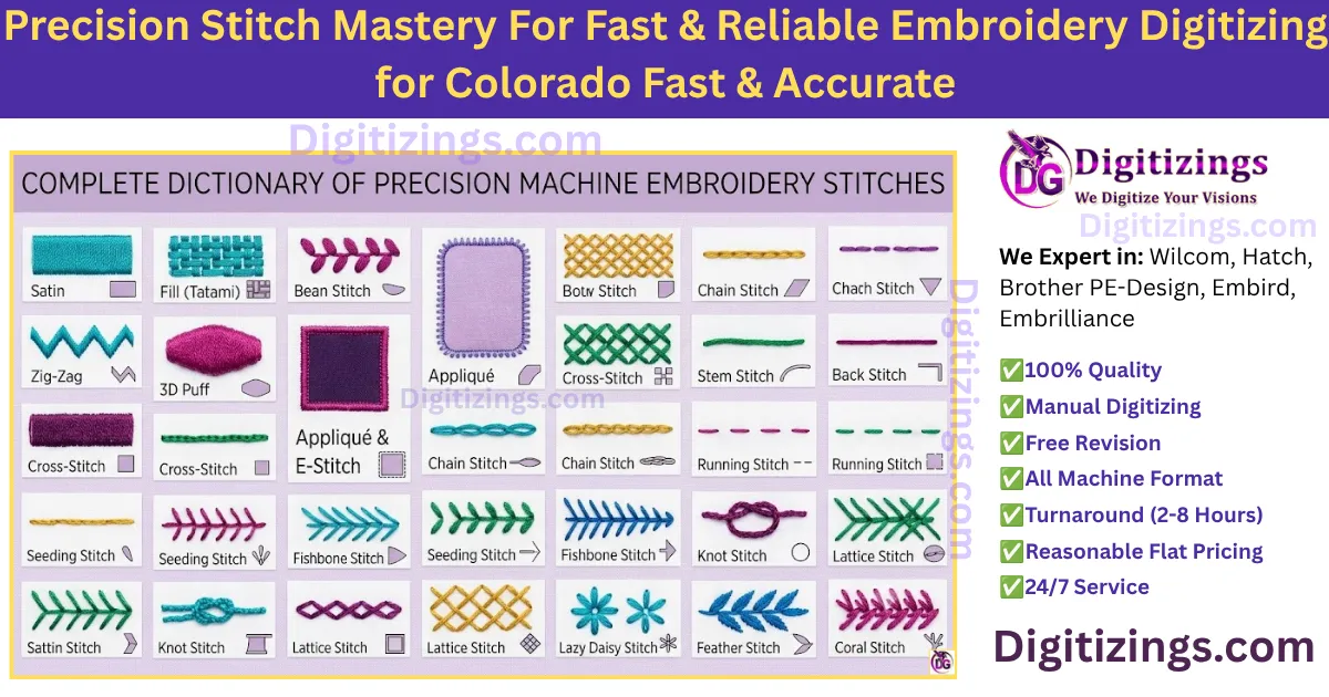 precision stitch mastery for fast & reliable embroidery digitizing for colorado fast & accurate