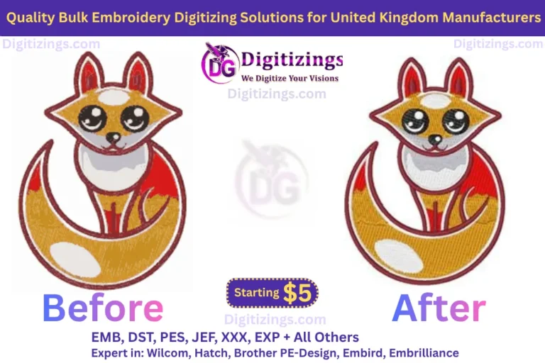 quality bulk embroidery digitizing solutions for united kingdom manufacturers