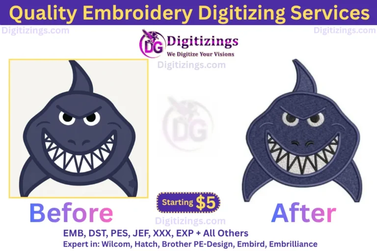 quality embroidery digitizing services