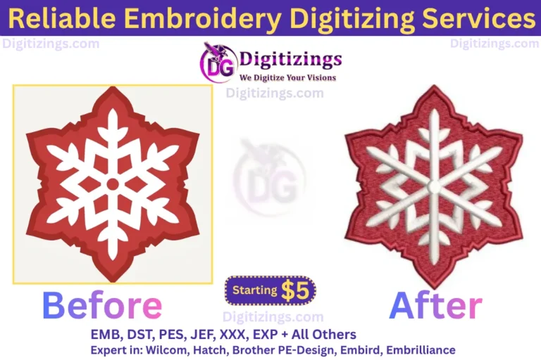 reliable embroidery digitizing services