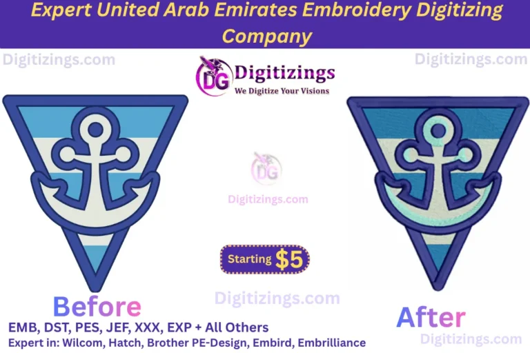 expert united arab emirates embroidery digitizing company