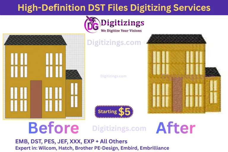 high-definition dst files digitizing services