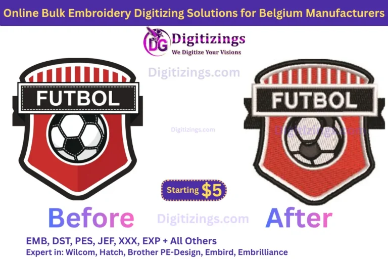 online bulk embroidery digitizing solutions for belgium manufacturers