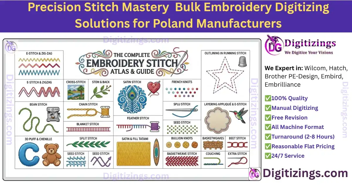 precision stitch mastery bulk embroidery digitizing solutions for poland manufacturers