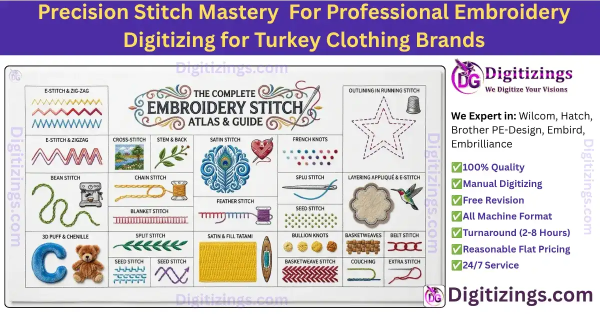 precision stitch mastery for professional embroidery digitizing for turkey clothing brands