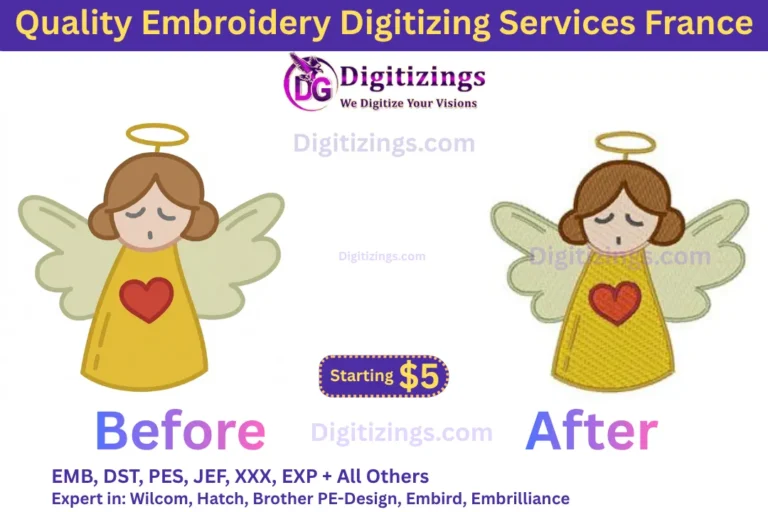 quality embroidery digitizing services france