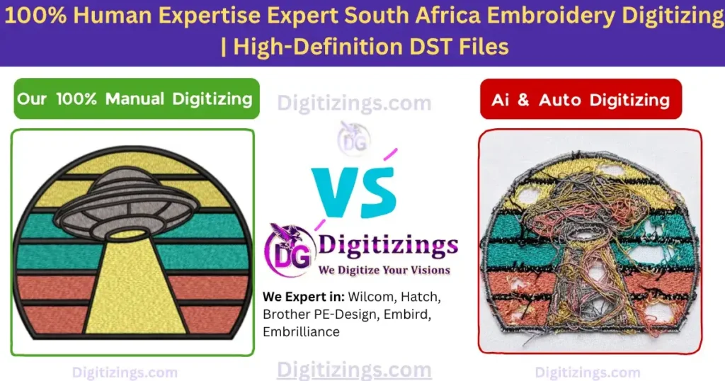 100% human expertise expert south africa embroidery digitizing high-definition dst files