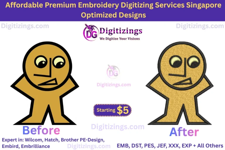 affordable premium embroidery digitizing services singapore optimized designs