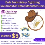bulk embroidery digitizing solutions for qatar manufacturers