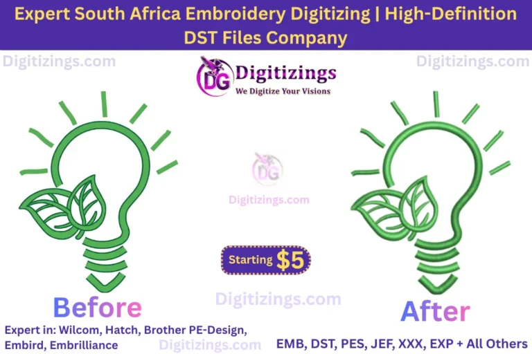 expert south africa embroidery digitizing high-definition dst files company