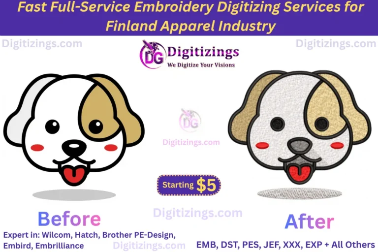fast full-service embroidery digitizing services for finland apparel industry