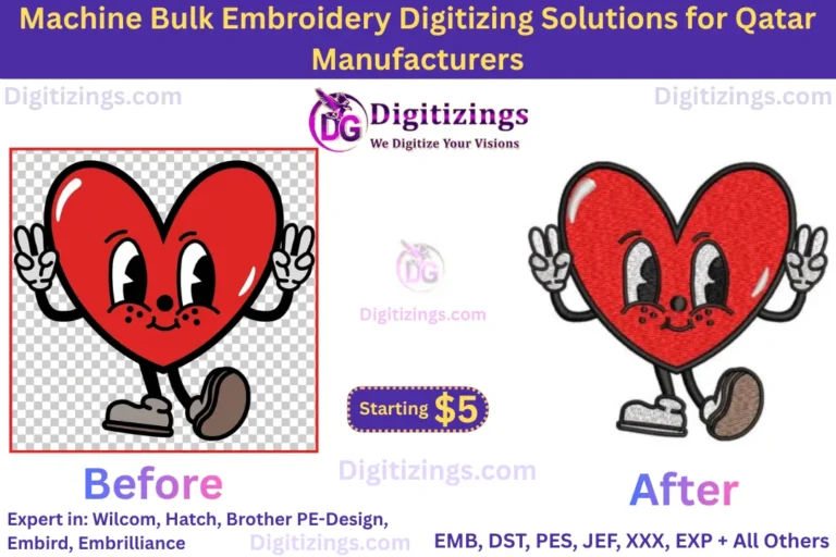 machine bulk embroidery digitizing solutions for qatar manufacturers