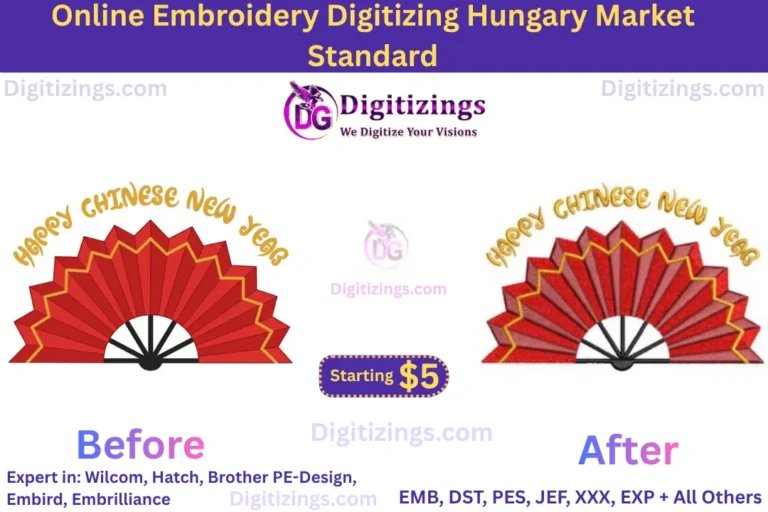 High Quality Embroidery Digitizing Hungary Market Standard 2 Online Embroidery Digitizing Hungary Market Standard