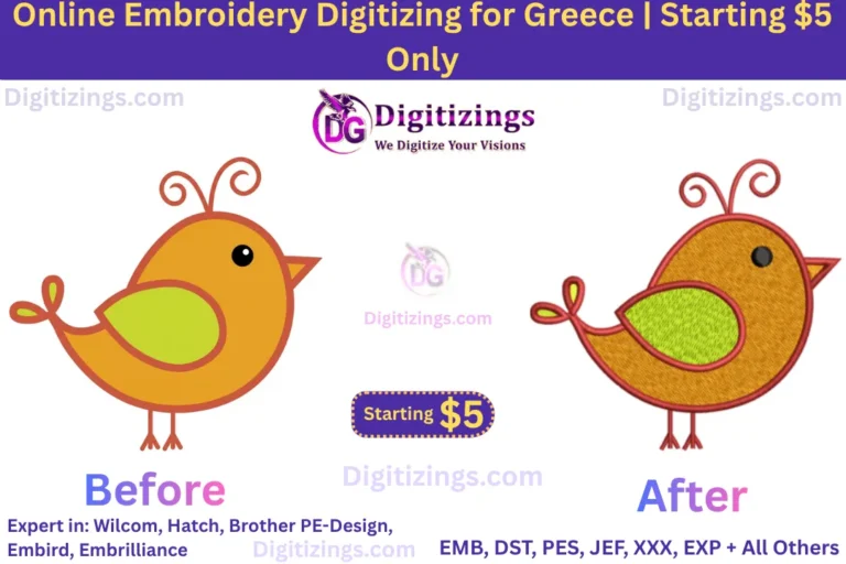 online embroidery digitizing for greece starting $5 only