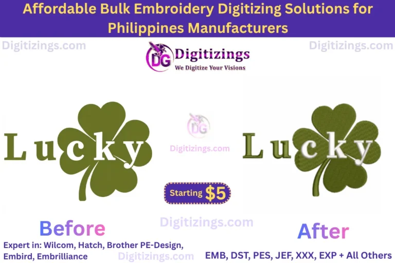 Fast & Reliable Bulk Embroidery Digitizing Solutions for Philippines Manufacturers 3 Affordable Bulk Embroidery Digitizing Solutions for Philippines Manufacturers