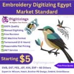 embroidery digitizing egypt market standard